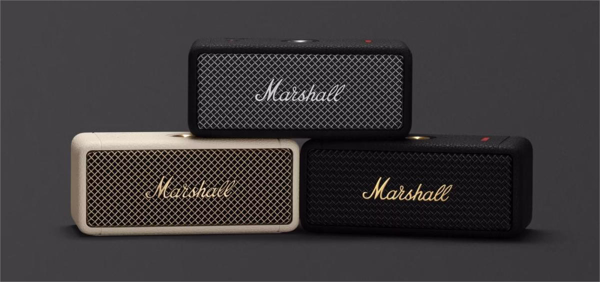Портативна колонка Marshall Emberton II Black and Brass (1006234) - 2